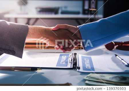 Consultation and conference of professional businesswoman and Male lawyers working and discussion having at law firm in office. Concepts of law, Judge gavel with scales of justice Consultation and conference of professional businesswoman and Male lawyers working and discussion having at law firm in office. Concepts of law, Judge gavel with scales of justice 139370303