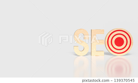 Targeted SEO Growth Strategy Concept 3d render. 139370545