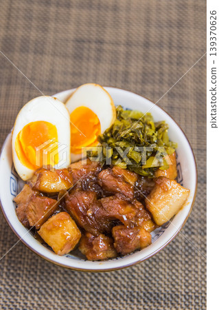 台灣美食-豬肉碎飯- 台灣美食-豬肉碎飯- 139370626