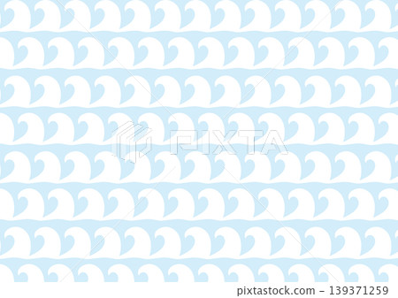 White wave pattern background, seamless pattern, transparent background 139371259