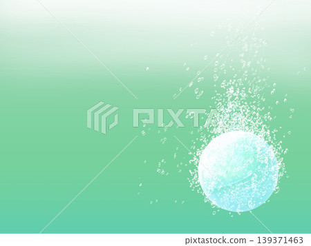 遇熱水溶解的浴球 139371463
