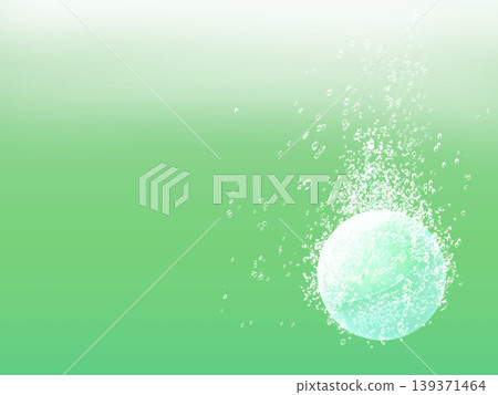遇熱水溶解的浴球 139371464