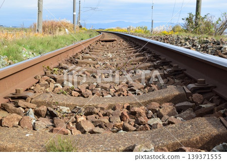 Railroad track Uetsu Main Line 139371555