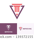 Pillar Pencil Icon or Logo 139372155