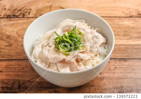 Pork Shabu-Shabu Rice Bowl 139372221