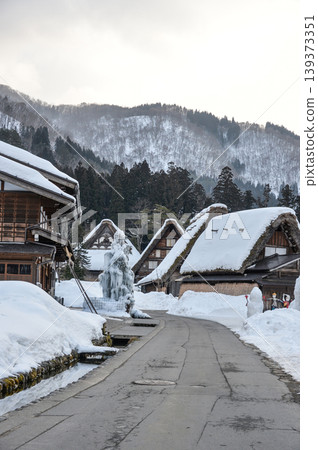 冬天的白川鄉村 冬天的白川鄉村 139373351