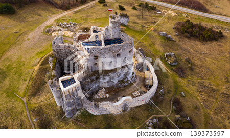 Ruined Mirow Castle, Poland Ruined Mirow Castle, Poland 139373597