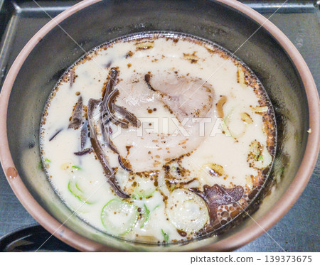 Creamy Tonkotsu Ramen, Kyushu Hakata Style 139373675