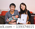 The naming ceremony on the 7th day after birth (Oshichiya) 139374015