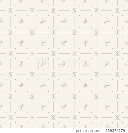 Minimalist Sage Green Floral Geometric Seamless Pattern with Hand-Drawn Flowers and Lines Minimalist Sage Green Floral Geometric Seamless Pattern with Hand-Drawn Flowers and Lines 139374279