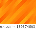 Vibrant orange glossy gradient background with diagonal stripes 139374603
