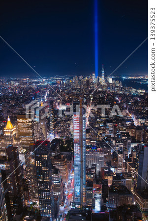 從帝國大廈看到的夜景 / 紐約 從帝國大廈看到的夜景 / 紐約 139375523