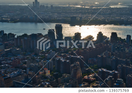 Sunset view from the Empire State Building / New York Sunset view from the Empire State Building / New York 139375769