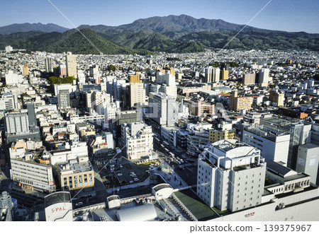 Cityscape: Panoramic view of Yamagata City Cityscape: Panoramic view of Yamagata City 139375967