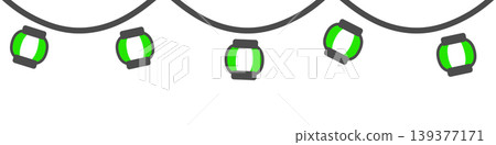 Green lantern garland Green lantern garland 139377171