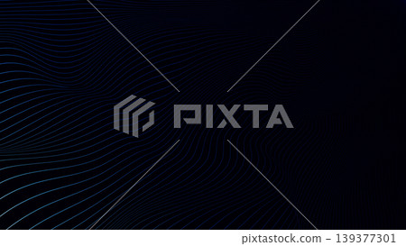 Abstract pattern wavy flows through deep navy tones. lines shift subtly, creating dynamic speed motion Abstract pattern wavy flows through deep navy tones. lines shift subtly, creating dynamic speed motion 139377301