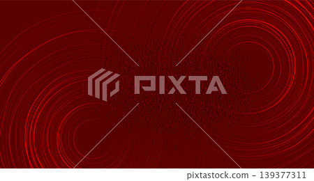 Red circular lines with grainy dots grunge texture abstract geometric background Red circular lines with grainy dots grunge texture abstract geometric background 139377311