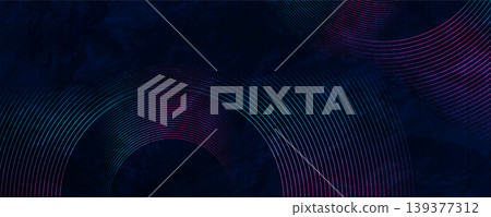 Geometric retro grunge abstract background with glowing linear circles Geometric retro grunge abstract background with glowing linear circles 139377312
