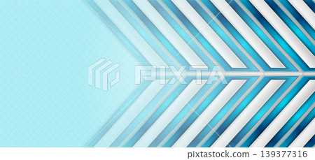 Abstract blue and white arrows futuristic technology background Abstract blue and white arrows futuristic technology background 139377316