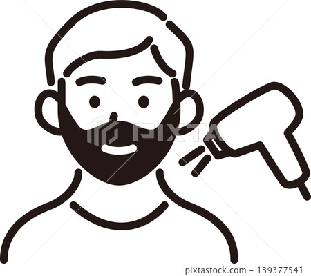 一套男士頭髮問題和美容護理的圖標集。插圖包括鬍鬚去除、脫髮、頭髮稀疏和頭髮生長方法。 一套男士頭髮問題和美容護理的圖標集。插圖包括鬍鬚去除、脫髮、頭髮稀疏和頭髮生長方法。 139377541