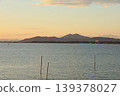 Lake Kasumigaura and Mount Tsukuba at dusk 139378027