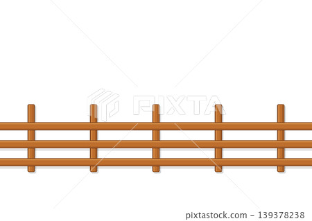 Wooden farm fence material Wooden farm fence material 139378238