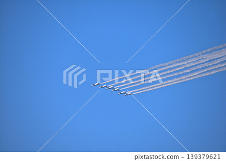 Blue Impulse exhibition flight Blue Impulse exhibition flight 139379621