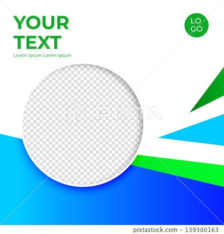 Social media business post banner with image space Social media business post banner with image space 139380163