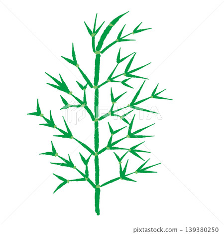 A simple bamboo illustration A simple bamboo illustration 139380250