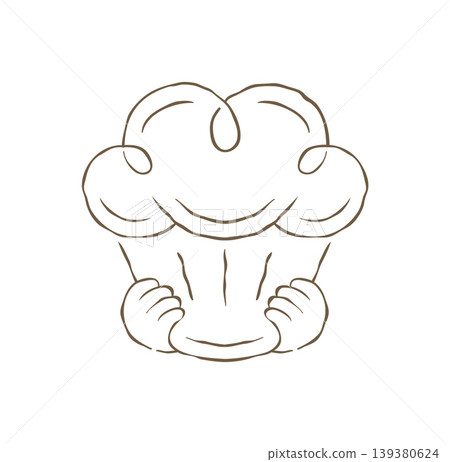 A Puffy Chef Hat Resembling A Cloud Or Dough Hand Drawn Vector Bakery Illustration A Puffy Chef Hat Resembling A Cloud Or Dough Hand Drawn Vector Bakery Illustration 139380624
