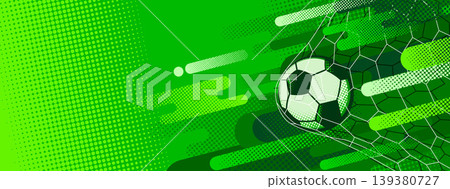 Modern Football Speed Motion Graphic with Vibrant Geometric Design 139380727