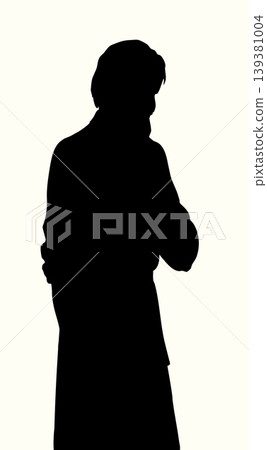 Vector drawing. Man crying in pain Vector drawing. Man crying in pain 139381004