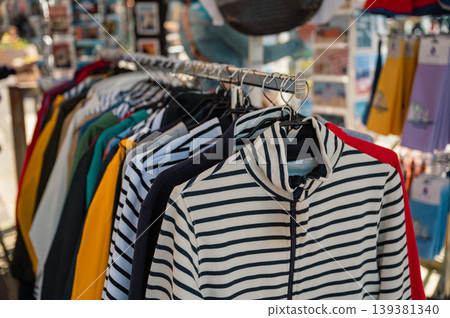 Classic Striped French T-Shirt on Display Classic Striped French T-Shirt on Display 139381340