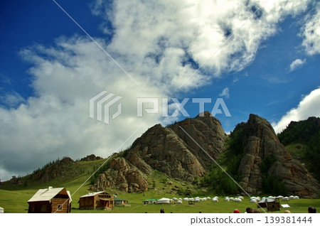 Ger at Boubait Camp, Mongolia 139381444