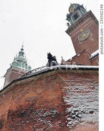 Krakow castle in the Poland Krakow castle in the Poland 139382146