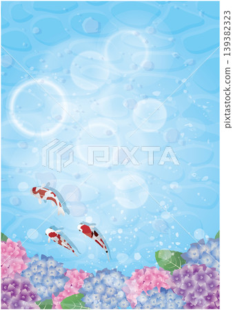 Summer rainy season: Hydrangea scenery 139382323