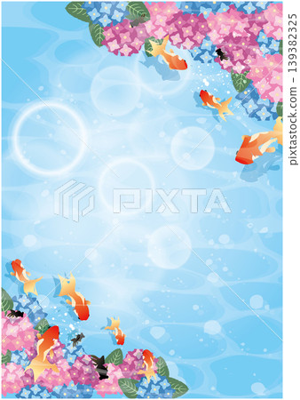 夏季雨季：繡球花美景 139382325