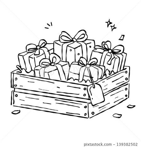 Rustic Gift Crate Clipart Wooden Box Presents Bundle Birthday Gifts Set Farmhouse Country Party Illustration Rustic Gift Crate Clipart Wooden Box Presents Bundle Birthday Gifts Set Farmhouse Country Party Illustration 139382502