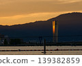 Sunset reflected off skyscrapers 139382859