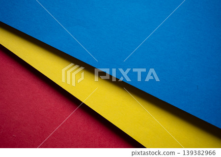 yellow, blue, and red construction paper background yellow, blue, and red construction paper background 139382966