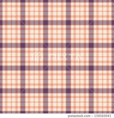 Christmas ornament tartan textile texture, post seamless fabric check. Celebrate plaid vector background pattern in antique white and red colors. Christmas ornament tartan textile texture, post seamless fabric check. Celebrate plaid vector background pattern in antique white and red colors. 139383041