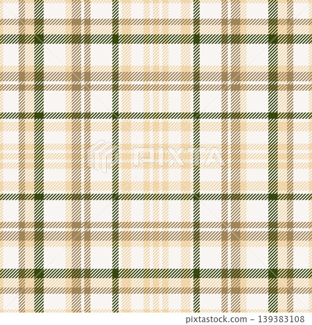 Ireland check texture tartan, birthday background plaid vector. Minimal textile seamless fabric pattern in white and light colors. 139383108