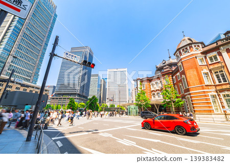 Tokyo Station during Golden Week Tokyo Station during Golden Week 139383482