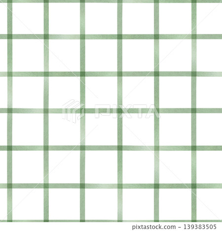 A watercolor checkered pattern with delicate green lines. Creates a cozy, warm, and classic feel. Suitable for textiles, children's products, packaging, children's art, and interior design. A watercolor checkered pattern with delicate green lines. Creates a cozy, warm, and classic feel. Suitable for textiles, children's products, packaging, children's art, and interior design. 139383505