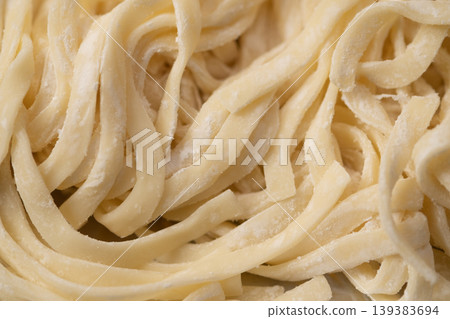 Image of flat, fresh noodles Image of flat, fresh noodles 139383694