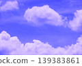 Blue sky with clouds (wallpaper material) 139383861