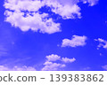 Blue sky with clouds (wallpaper material) 139383862