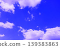 Blue sky with clouds (wallpaper material) 139383863
