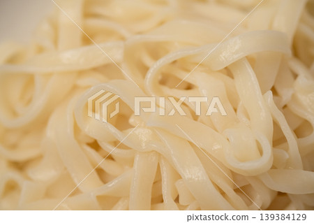 Image of boiled flat noodles Image of boiled flat noodles 139384129