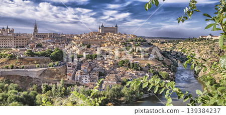 Panoramic City View of Toledo, Spain Panoramic City View of Toledo, Spain 139384237